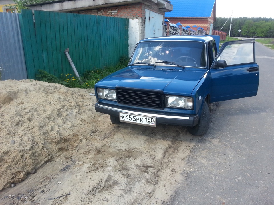 9. Самодельная решетка радиатора — Lada 21074, 1,6 л, 2008 года ...