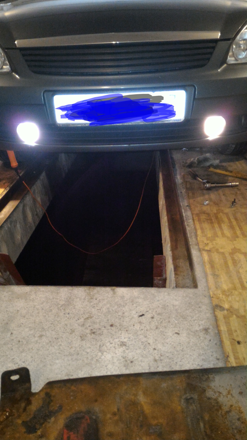 Лампы противотуманок Н11 YADA — Lada Приора седан, 1,6 л, 2008 года ...