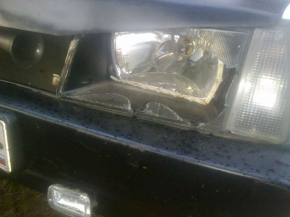 Бывают же с#ки косоглазые(( — Lada 21099, 1,5 л, 1999 года | ДТП | DRIVE2