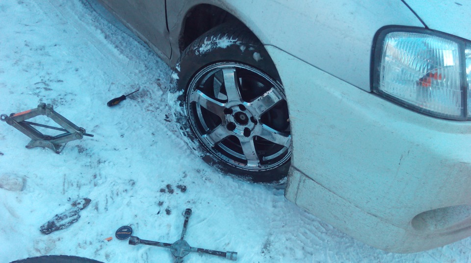 Покупка и примерка r17 — Nissan Liberty, 2 л, 2000 года | колёсные ...