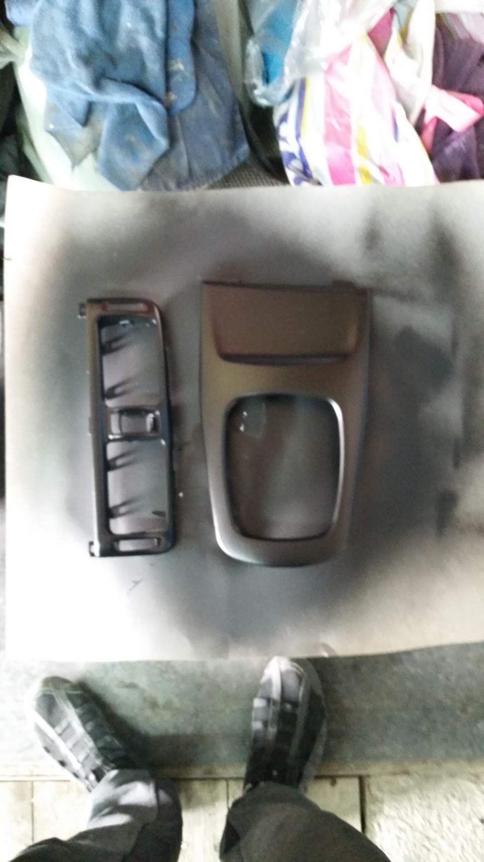 Было скучно решил покрасить консоль! — Mitsubishi Galant (8G), 2,5 л ...