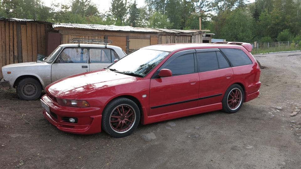 Перекрас машины. — Mitsubishi Legnum, 2,5 л, 1997 года | визит на ...