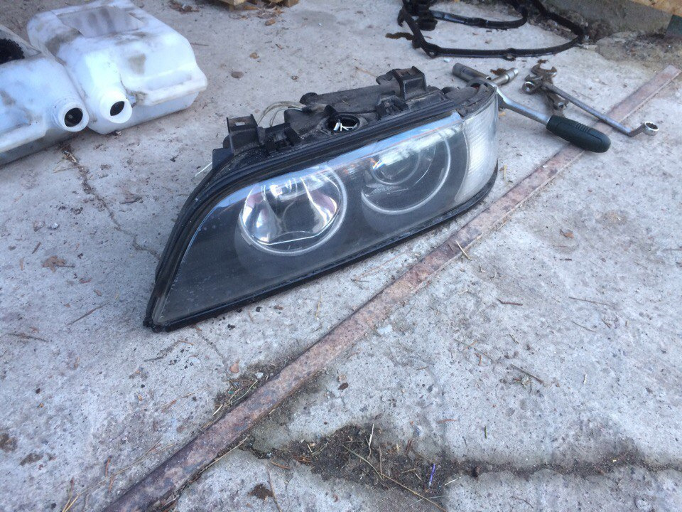 Заменил корректора в фарах. — BMW 5 series (E39), 2,2 л, 2002 года ...