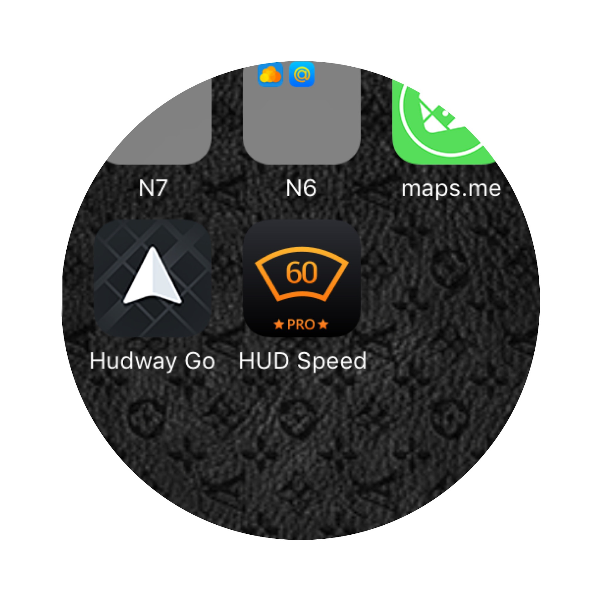 Hud speed карта