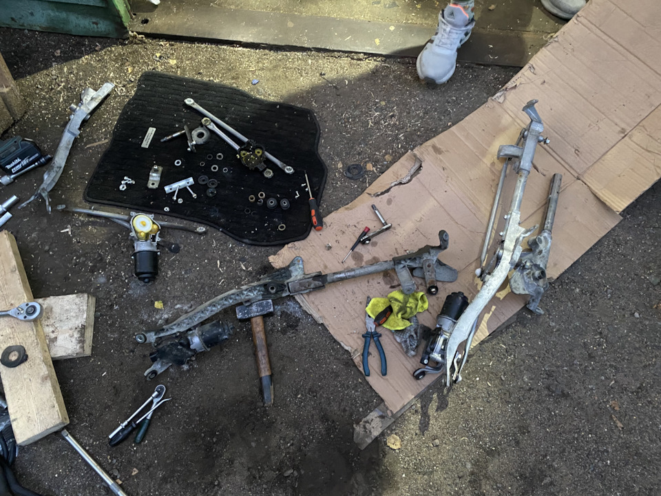 Ремкомплект трапеции с Galant Fortis — Mitsubishi Lancer X, 2 л, 2008 ...