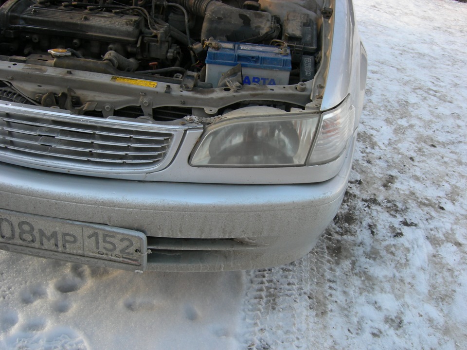 Полировка фар — Toyota Corolla (110), 1,3 л, 1997 года | стайлинг | DRIVE2