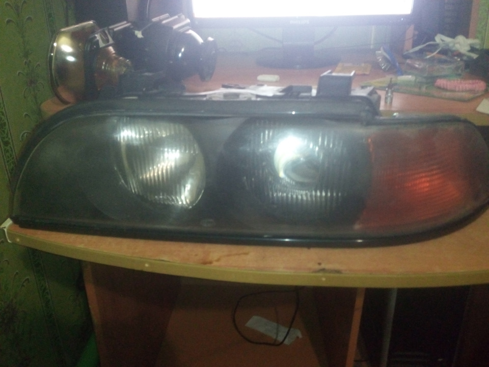Переделка света фар на человеческий, всем привычный))))) — BMW 5 series ...