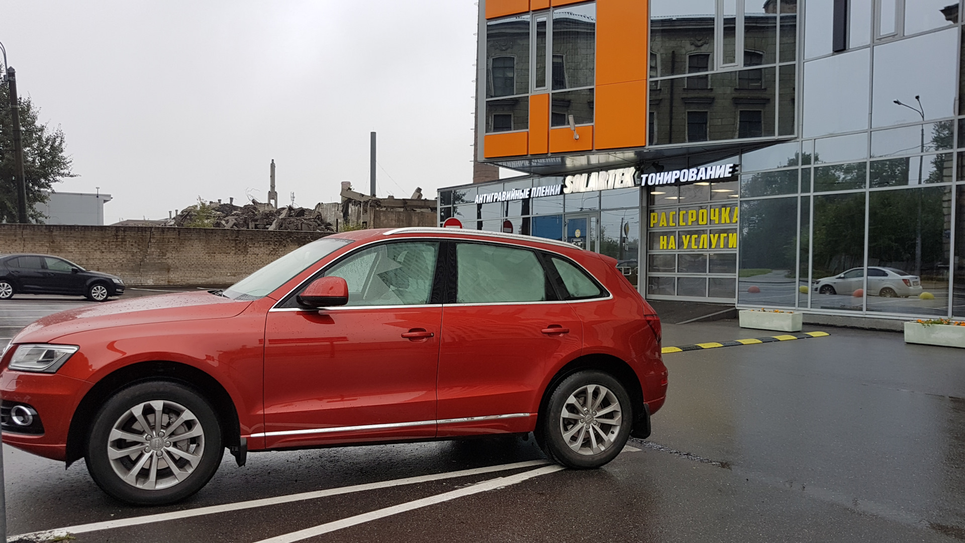 Видишь суслика? А он есть. Защита плёнкой. — Audi Q5 (1G), 2 л, 2014 ...