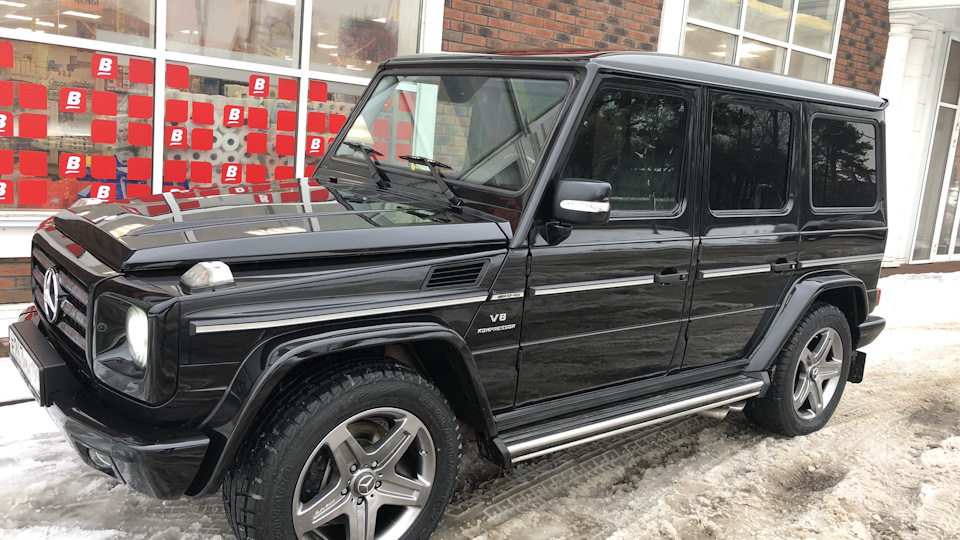 Mercedes-Benz G 55 AMG Бодро валящий