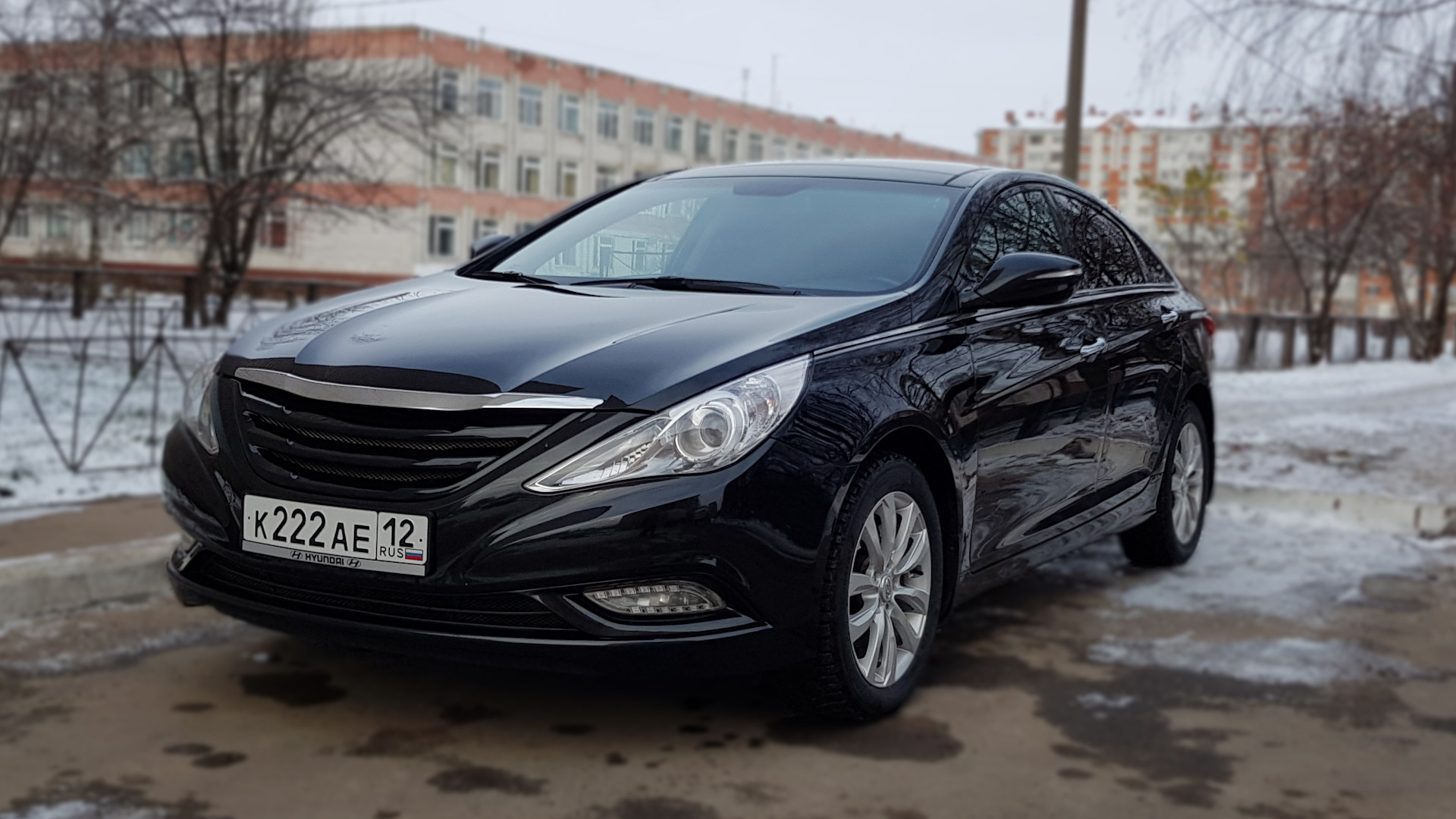 Hyundai Sonata 2014 черная