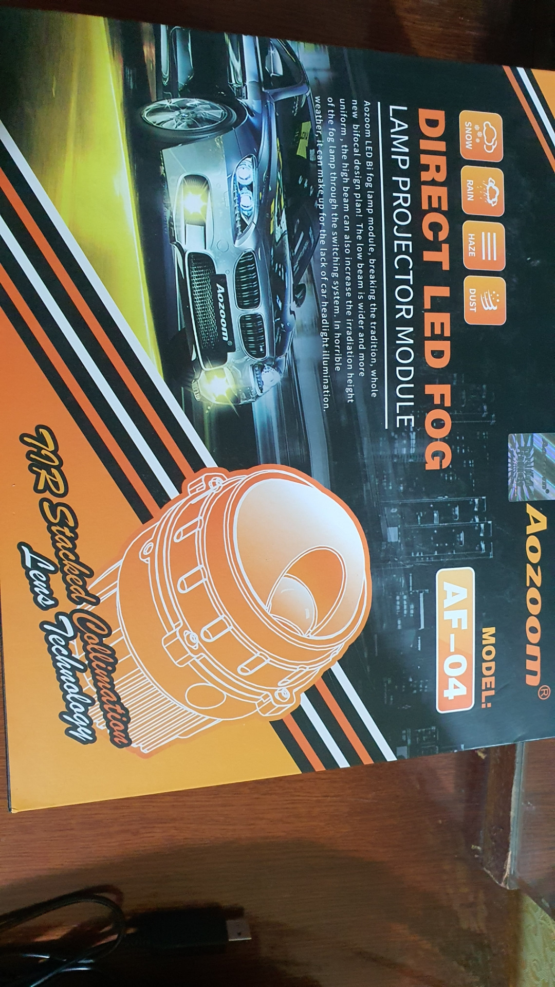 Bi-LED ПТФ Aozoom ALPF-04 вместо штатных — Lada Vesta SW Cross (1G), 1 ...