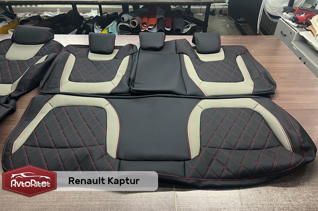Каркасные авточехлы AvtoRitet на Renault Kaptur — ШвейАльянсГрупп на DRIVE2