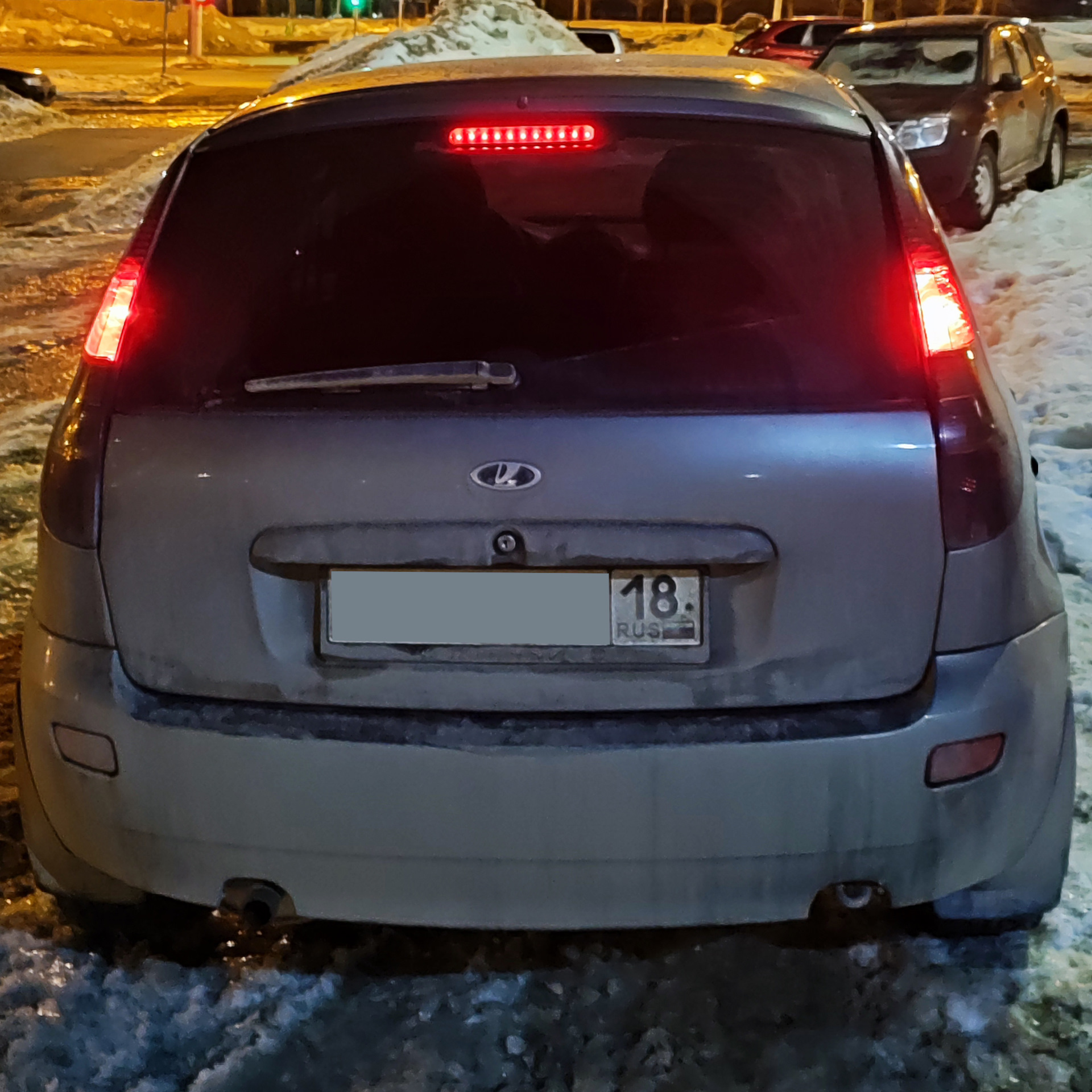 [202] Дополнительный стоп сигнал — Lada Калина Хэтчбек (1G), 1,6 л ...