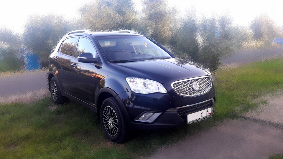 SsangYong Actyon Черный Ворон