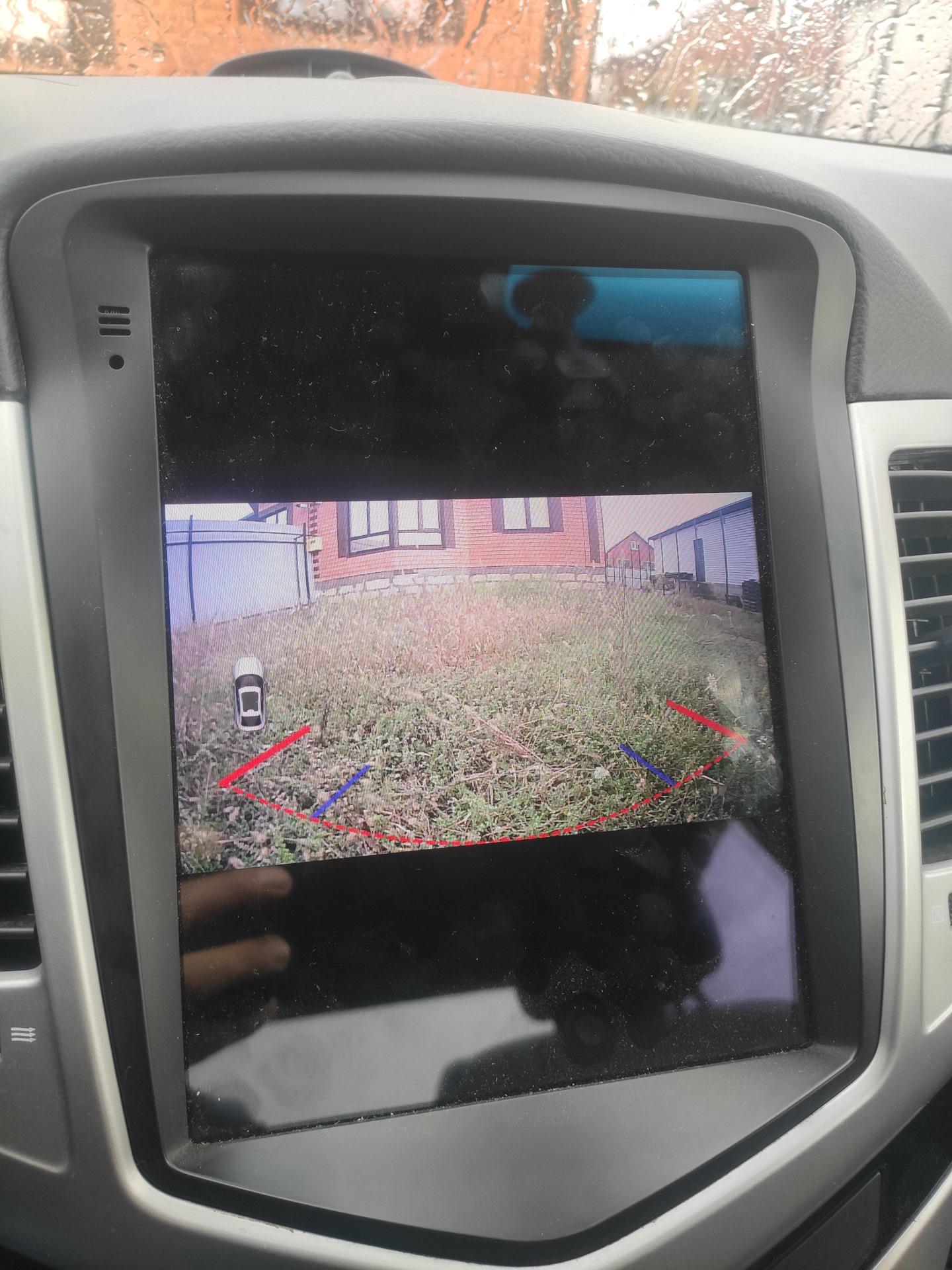 Передняя камера на Teyes Tpro2(тесла стиль). — Chevrolet Cruze (1G), 1 ...