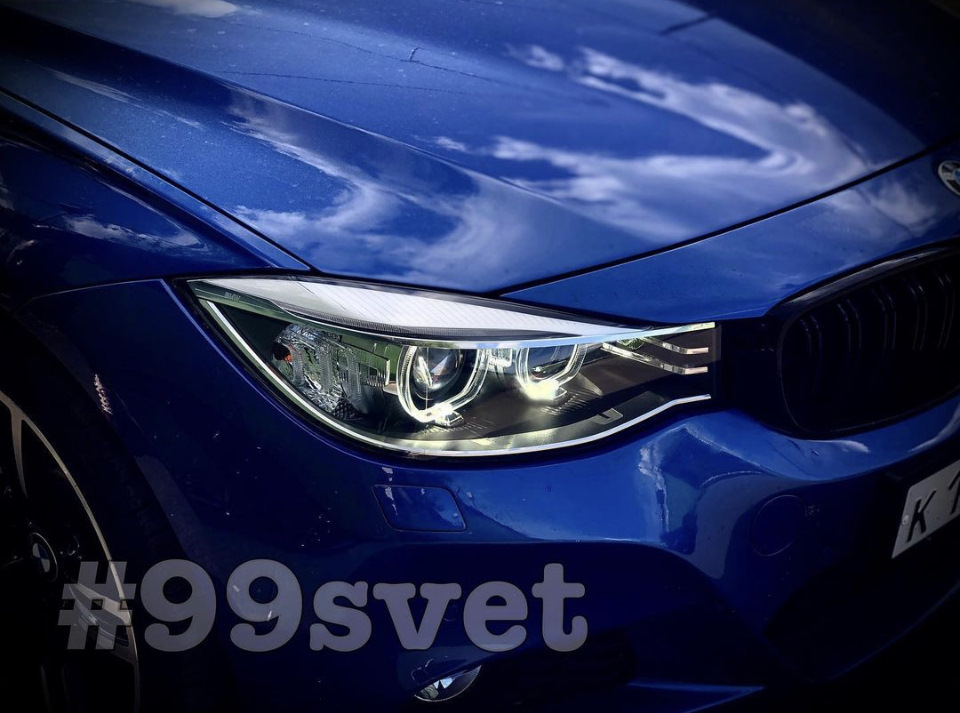 Bmw F30 бронирование фар полиуретаном — 99svet на DRIVE2