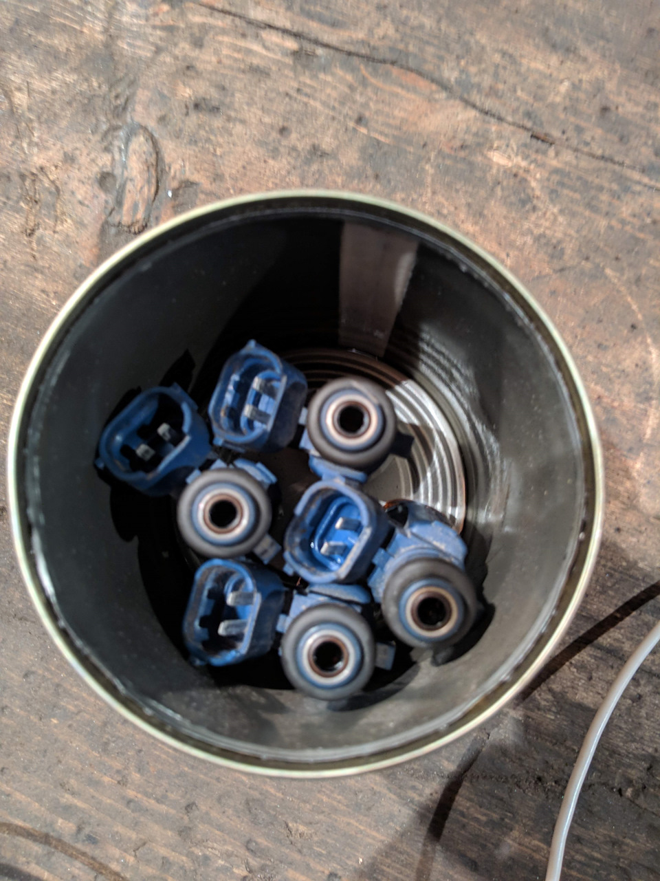 Форсунки отмокают в сольвенте — KIA Ceed SW (1G)