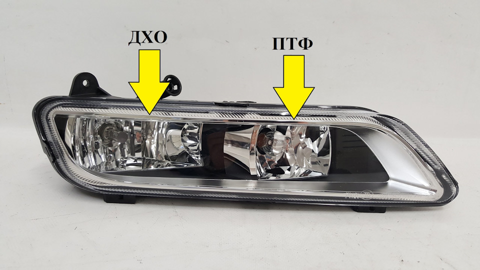 Как включить противотуманные фары на фольксваген пассат б7