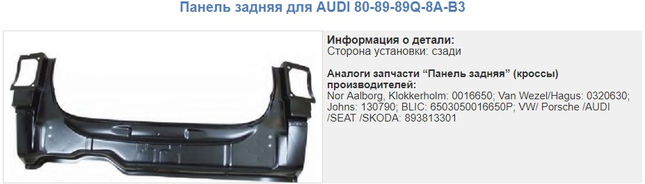 Фото в бортжурнале Audi 80 (B3). Запчасти на фото: 8089890