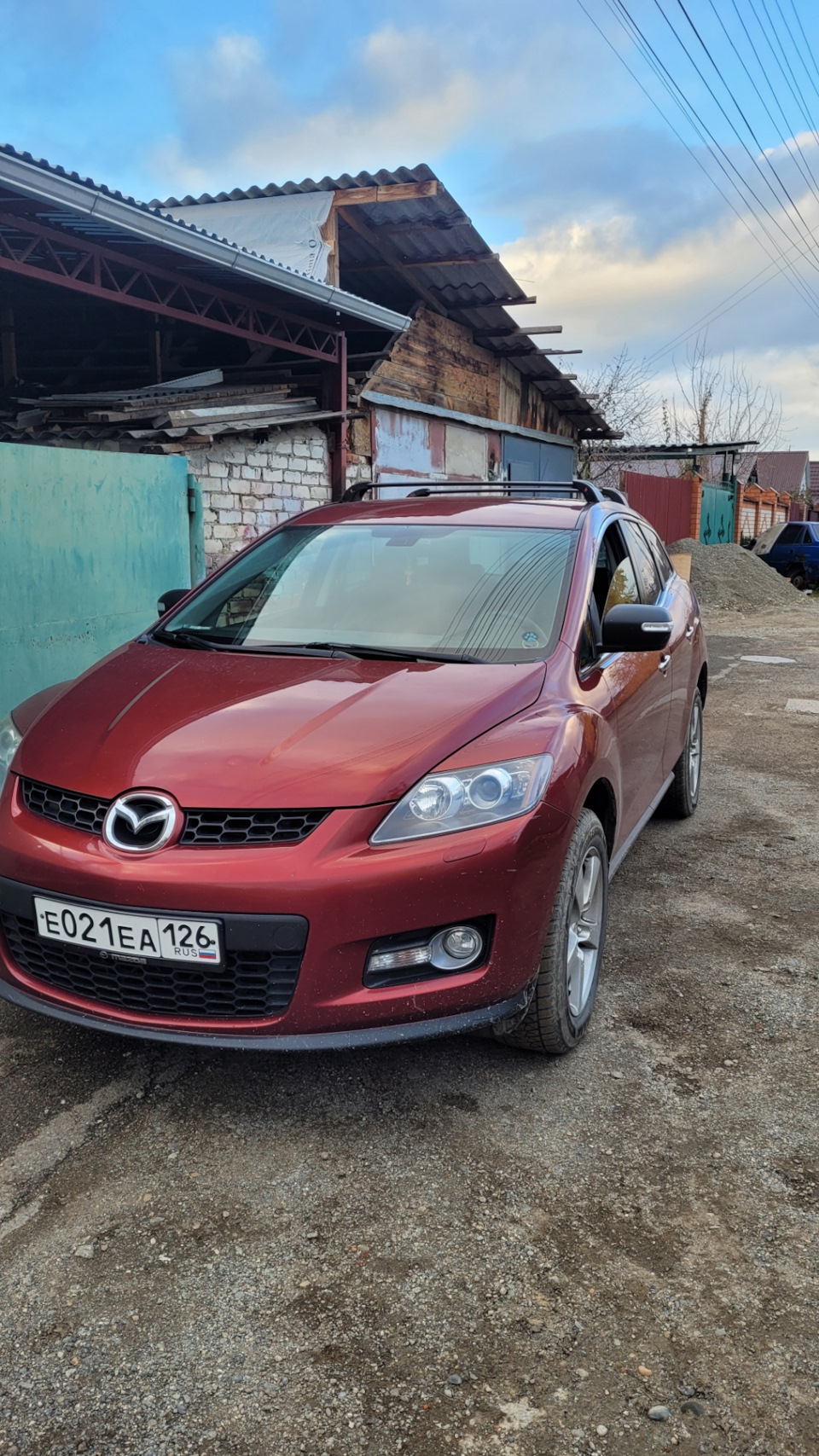 Рейлинги — Mazda CX-7, 2,3 л, 2008 года | аксессуары | DRIVE2