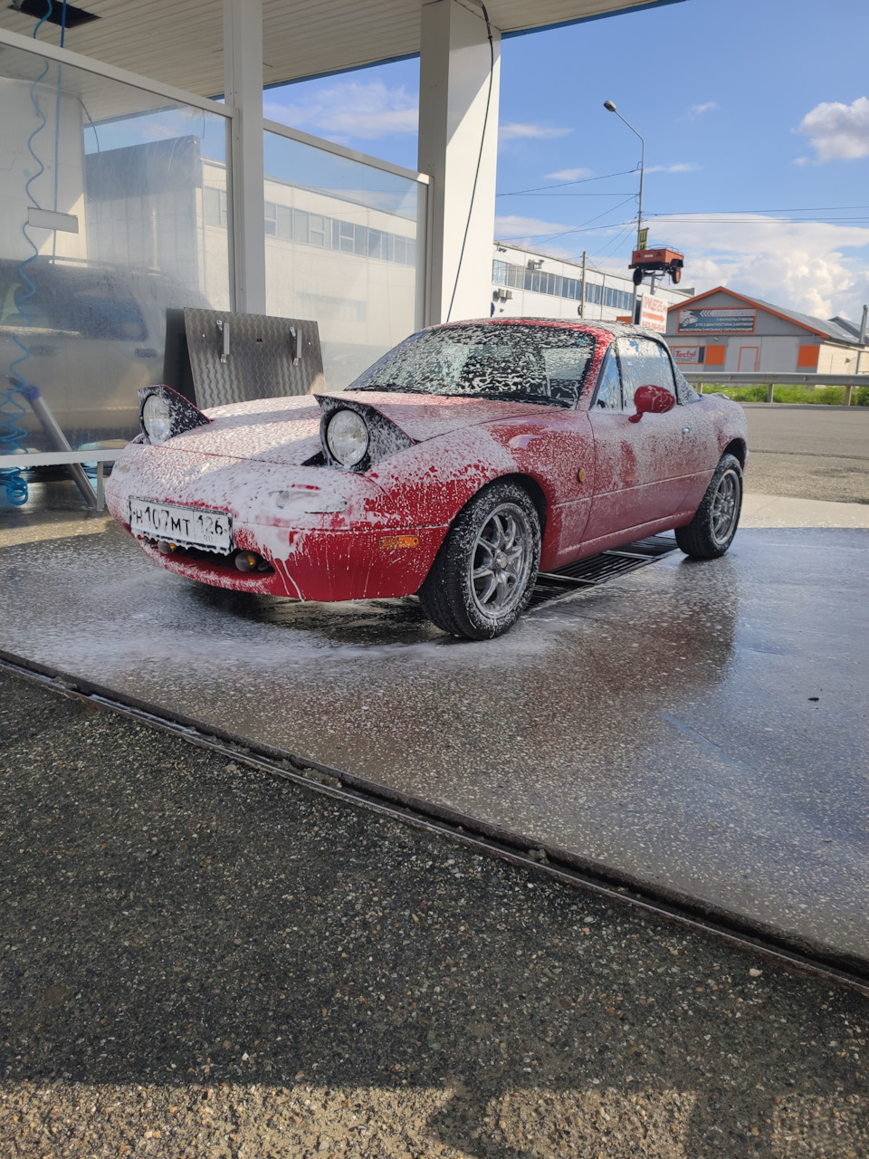 Восстановление ч.1 Ремонт сколов стекла и шишек на резине — Mazda  MX-5/Miata (NA), 1,6 л, 1990 года | визит на сервис | DRIVE2