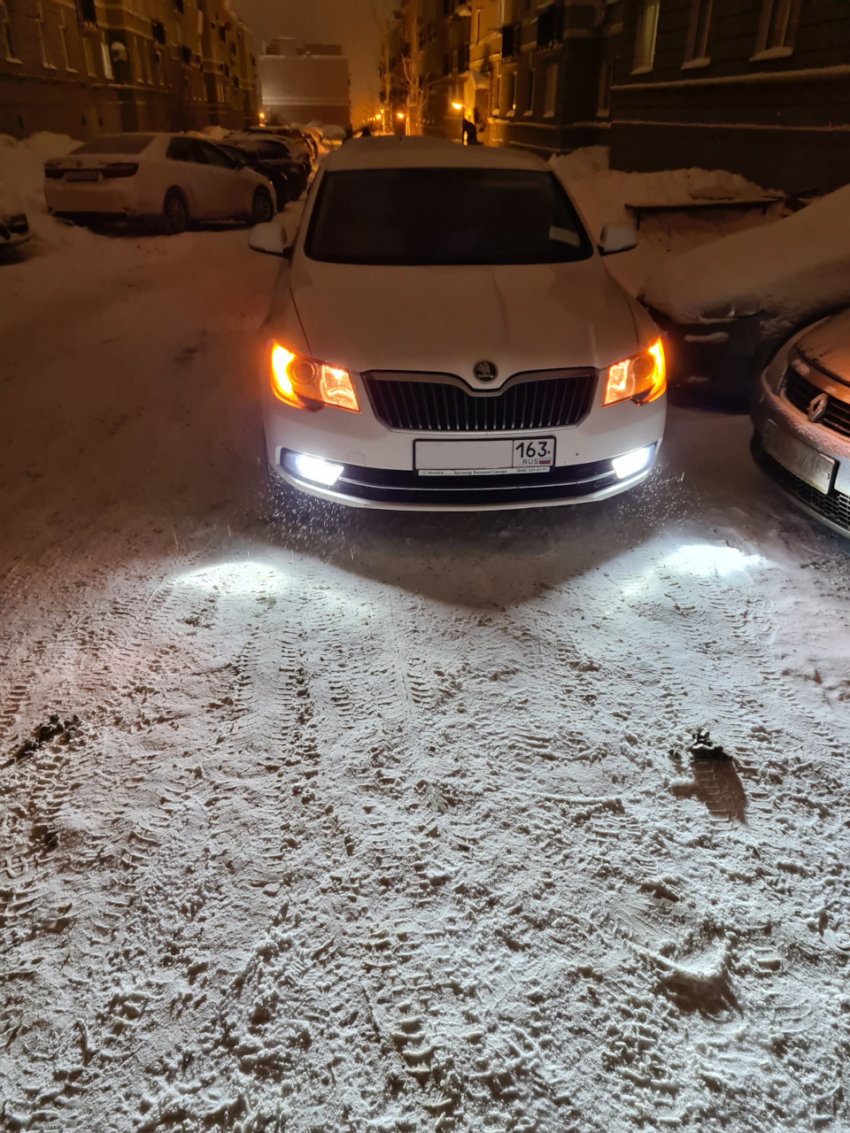 Led лампы novsight в птф — Skoda Superb Mk2, 1,8 л, 2014 года | электроника  | DRIVE2