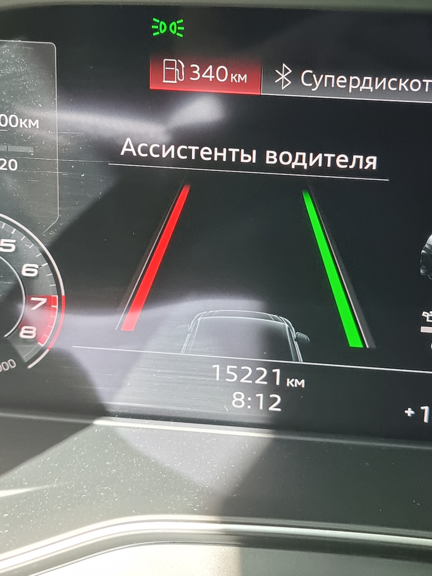 Активация line assist audi q7 4m