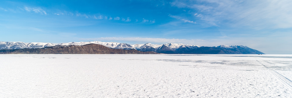 Снежное поле — Lada Granta
