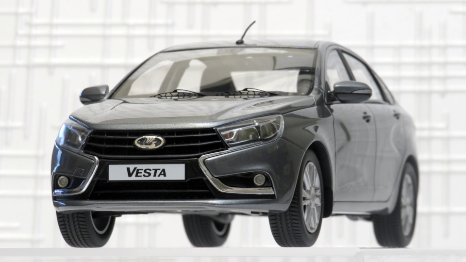 175. Лада Веста (LADA Vesta), 1:18, Лада-Имидж — DRIVE2