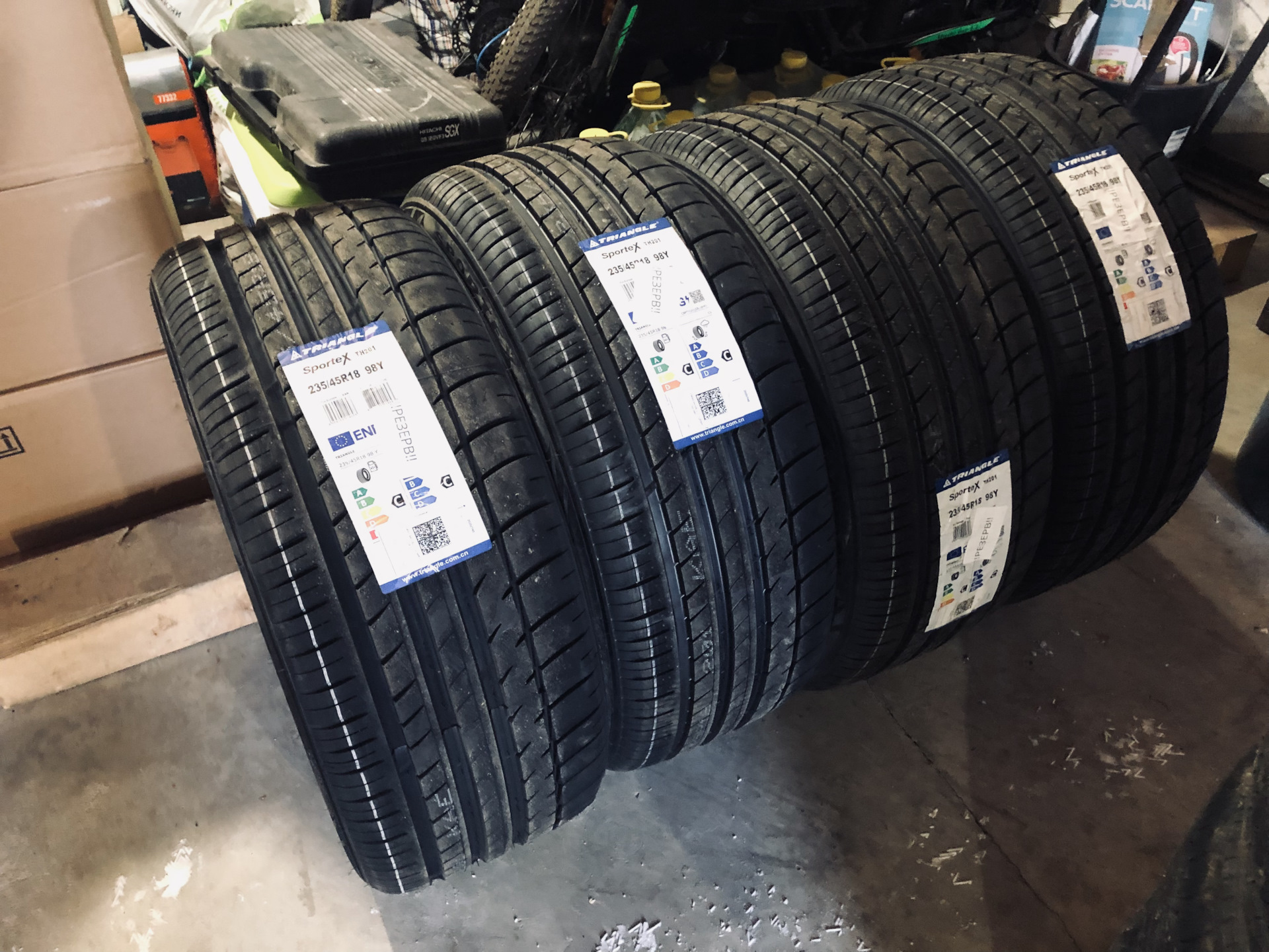 Шины на лето TRIANGLE TH201 SporteX 235/45 r18! — Toyota Camry (XV40 ...