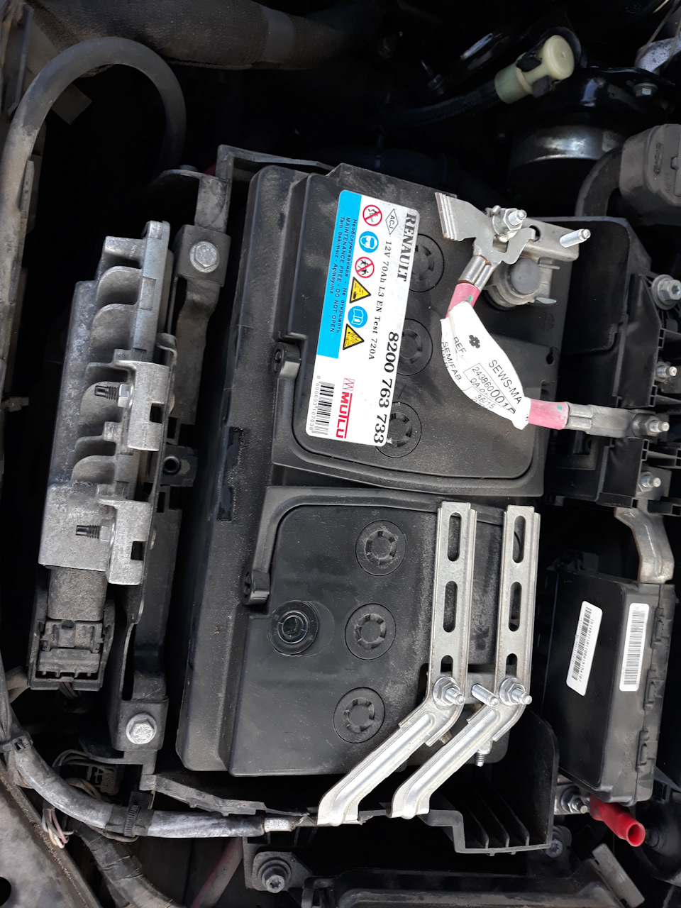 Аккумулятор — Renault Megane III, 1,5 л, 2015 года | запчасти | DRIVE2