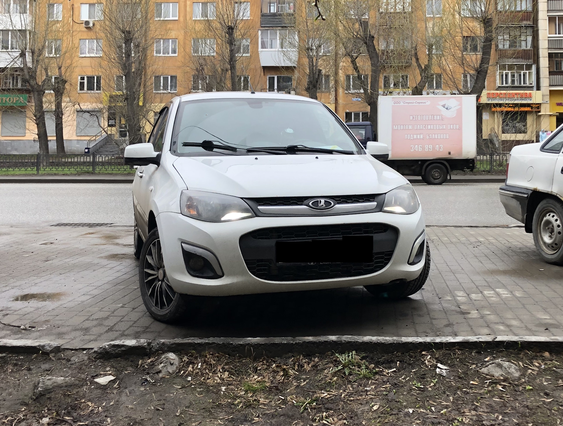 Замена ламп ДХО — OSRAM LEDriving — Lada Калина 2 хэтчбек, 1,6 л, 2014 ...