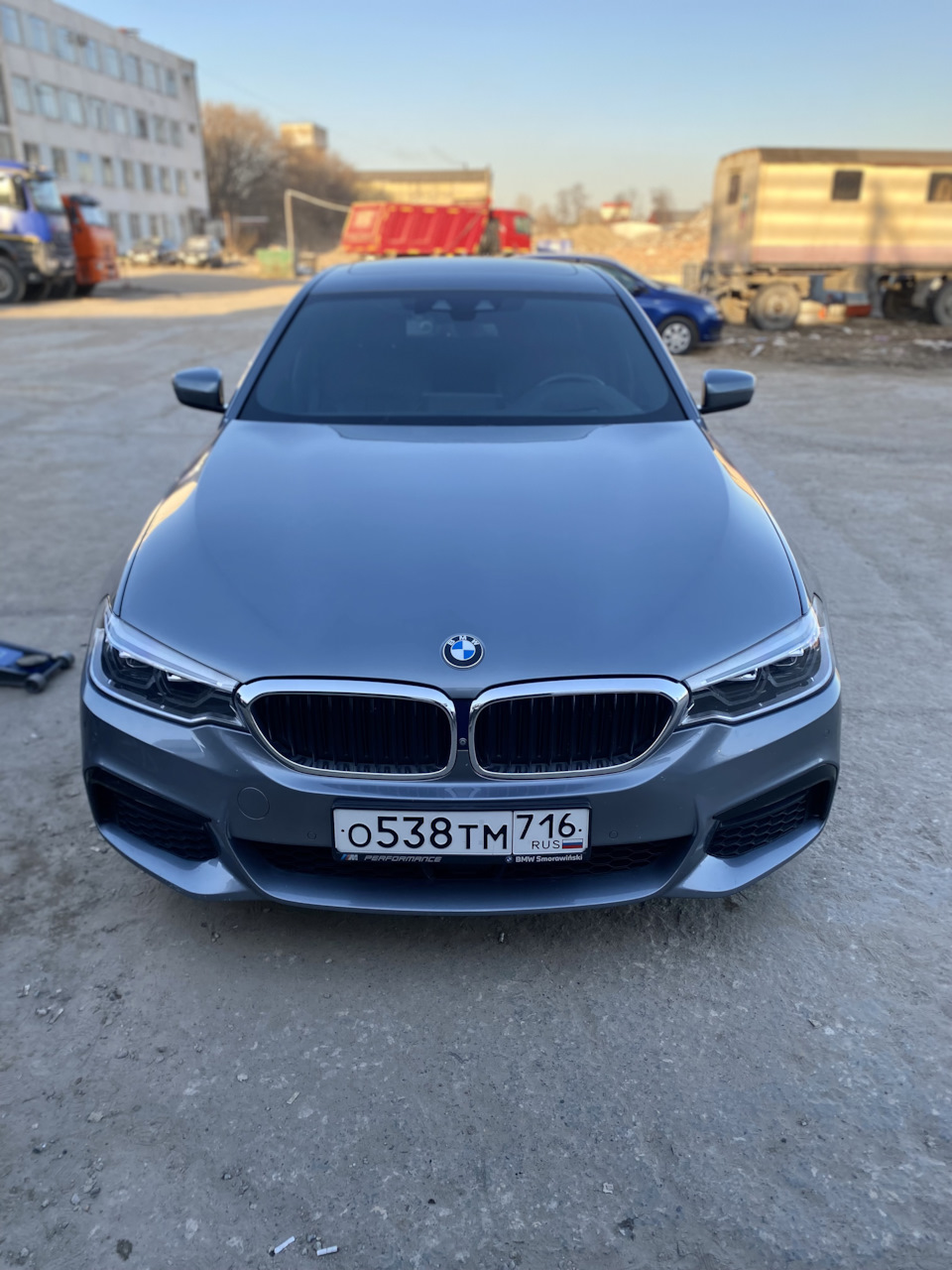 Злой бампер) — BMW 5 series (G30), 2 л, 2017 года | тюнинг | DRIVE2