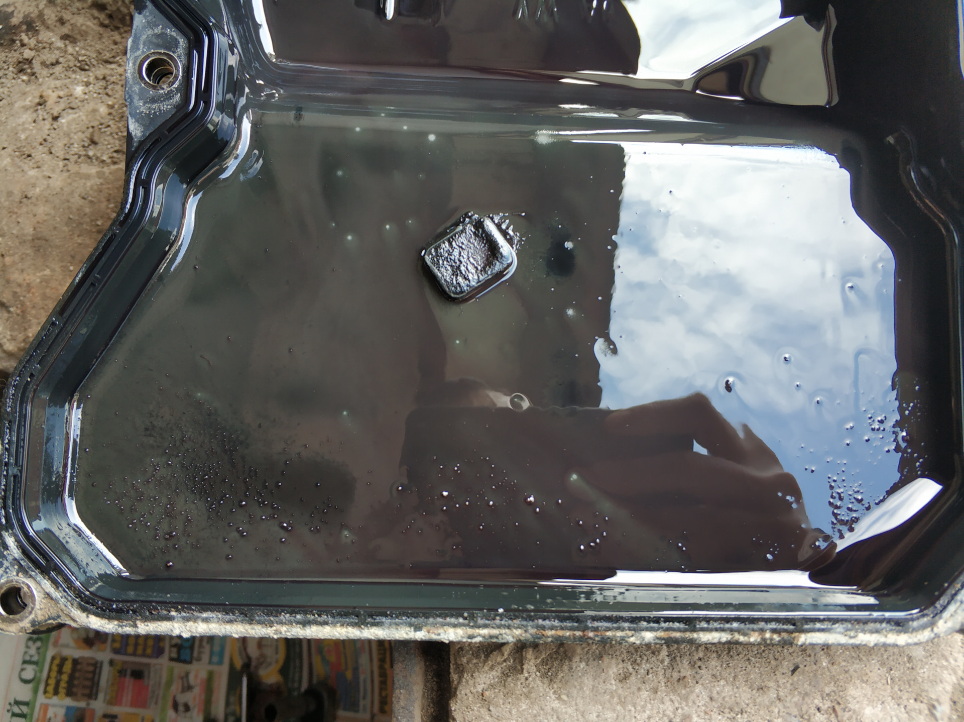 Замена масла в АКПП (MFZ) — Volkswagen Polo Sedan, 1,6 л, 2011 года ...