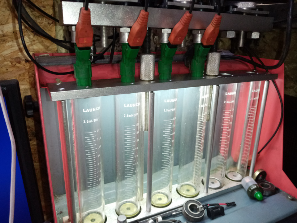 Чистка топливных форсунок, со снятием на стенде, а так же Детейлинг ...