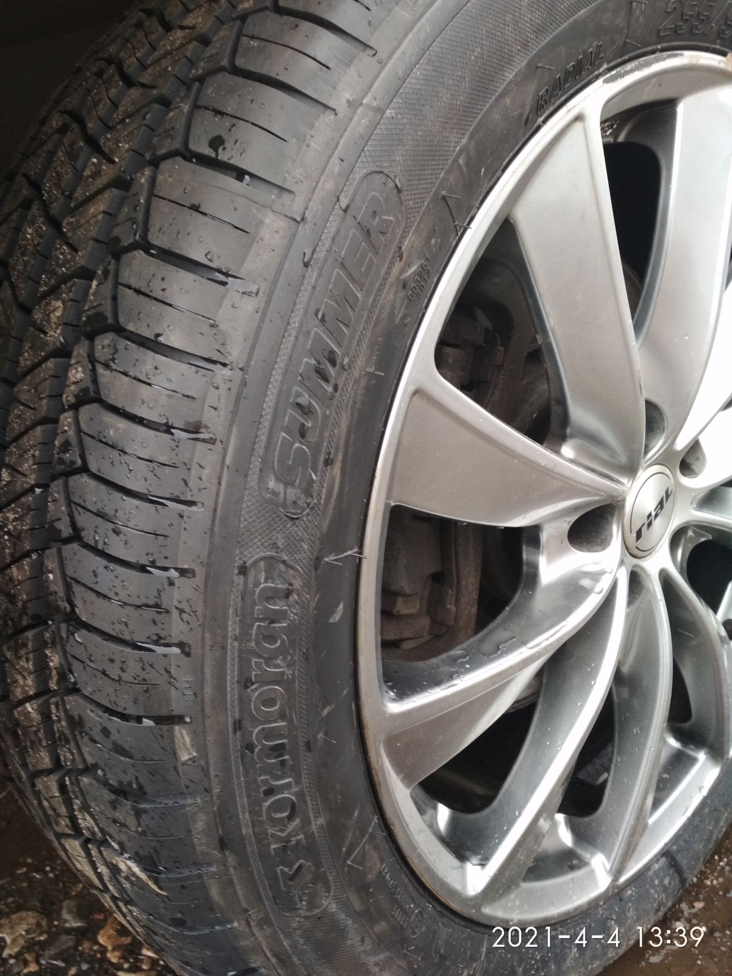 Kormoran Summer SUV 255/50 R19 — Volvo XC90 (1G), 2,5 л, 2010 года ...
