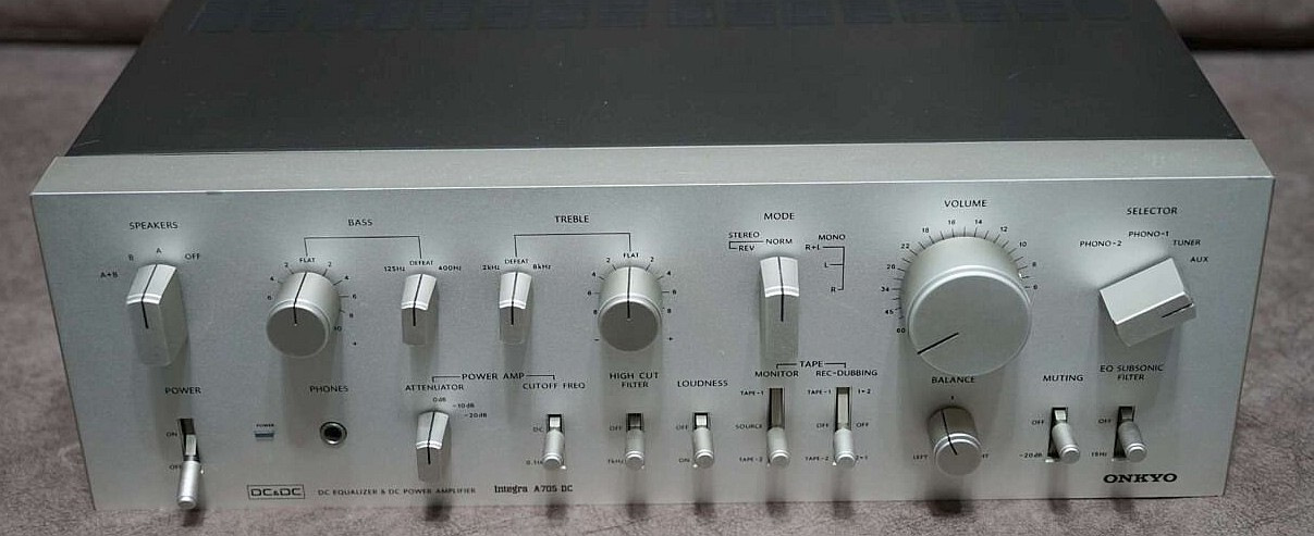 Onkyo A-708DC プリメインアンプ￥108,000 1977年頃 Onkyo A-708DC プリメインアンプ￥108,000 1977年頃
