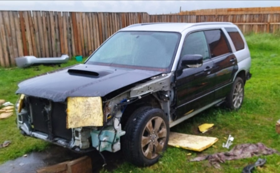 Уже становится похоже на Форестер) — Subaru Forester (SG), 2 л, 2005 ...