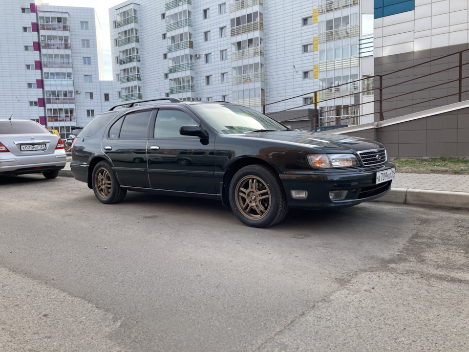 Ну и общий вид — на мой взгляд, не хуже чем на 17. Перед давление 2.0, зад 2.2. — Nissan Cefiro Wagon
