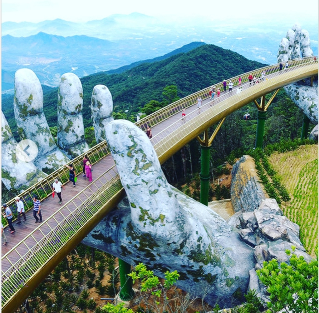 Золотой Мост Дананг Вьетнам