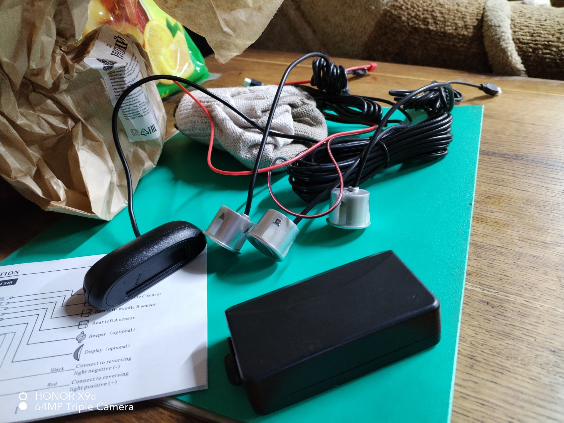 Пошаговая инструкция по самостоятельной установке китайского парктроника