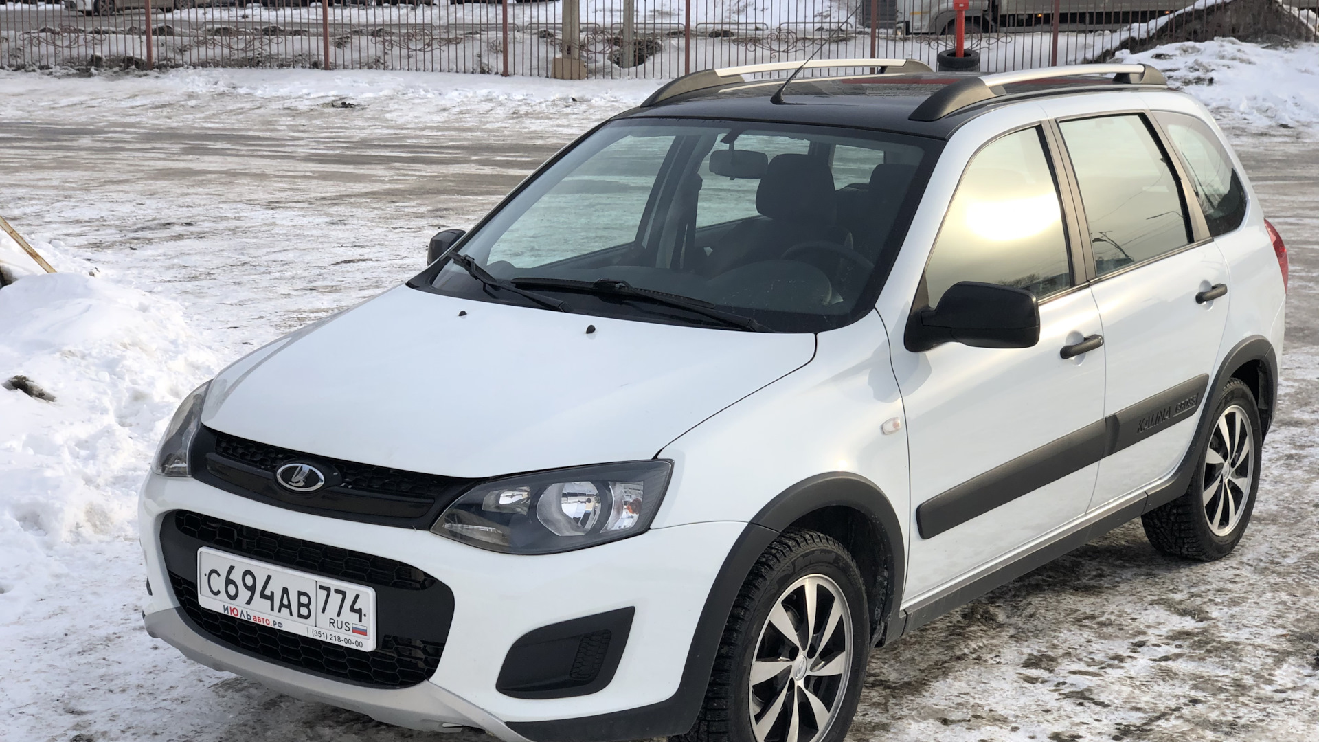 Lada Kalina Cross 1.6 бензиновый 2017 | Белое облако на DRIVE2