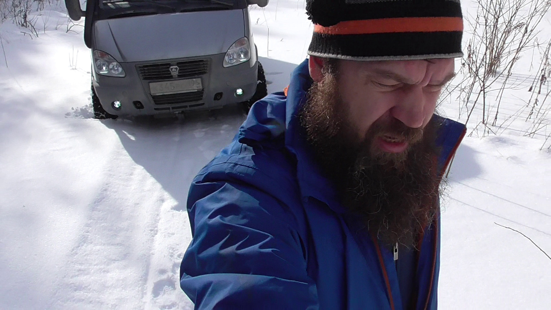 Давление в шинах при езде по глубокому снегу. — ГАЗ Соболь 4х4, 2,8 л ...