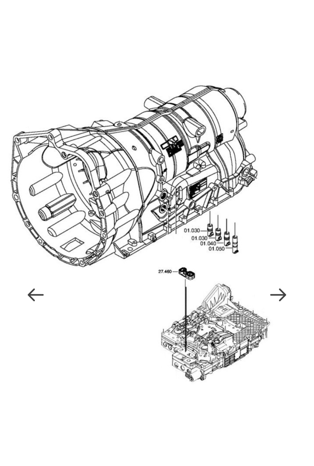 6hp21 схема гидроблока