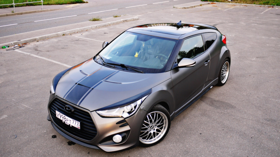 Hyundai Veloster Matt gun