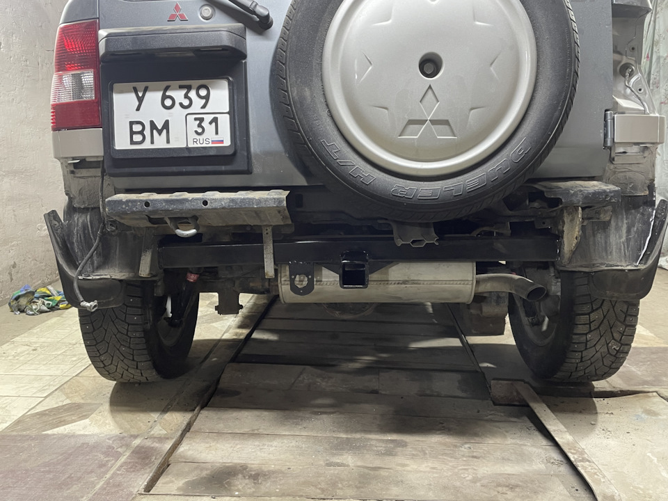 Фаркоп под квадрат 3д своими руками ч1 — Mitsubishi Pajero Pinin, 2 л ...