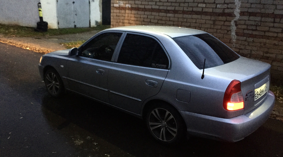Удалил кат. Прошивка паулюс. Тонировка — Hyundai Accent (2G), 1,5 л ...