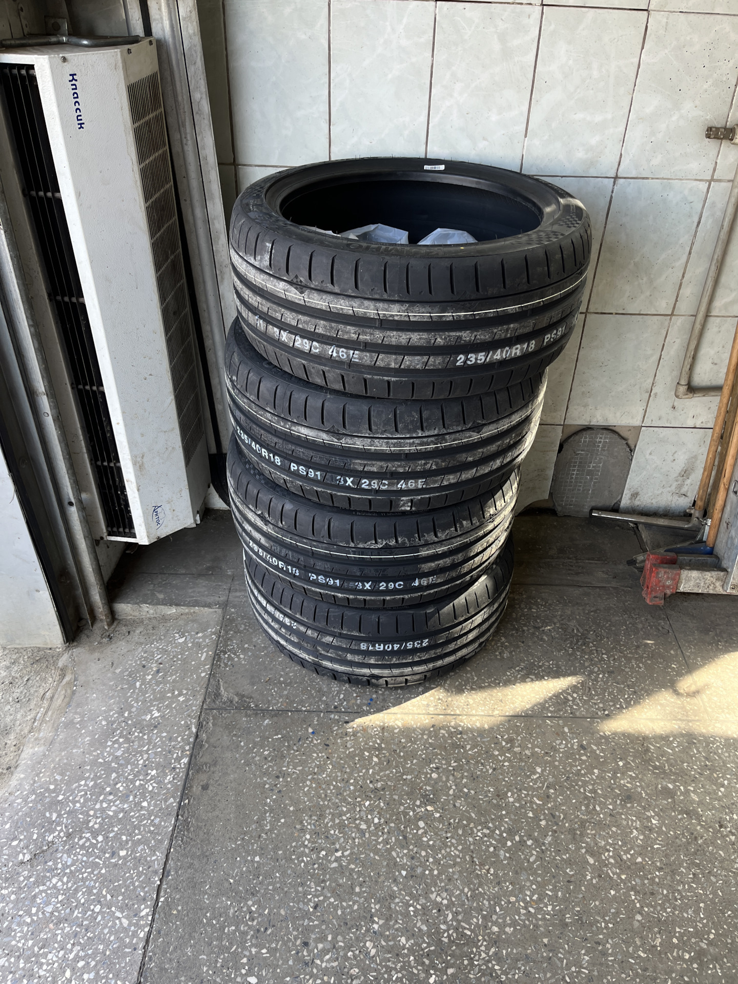 Резина KUMHO Ecsta PS91 — Ford Focus ST II, 2,5 л, 2007 года | другое ...