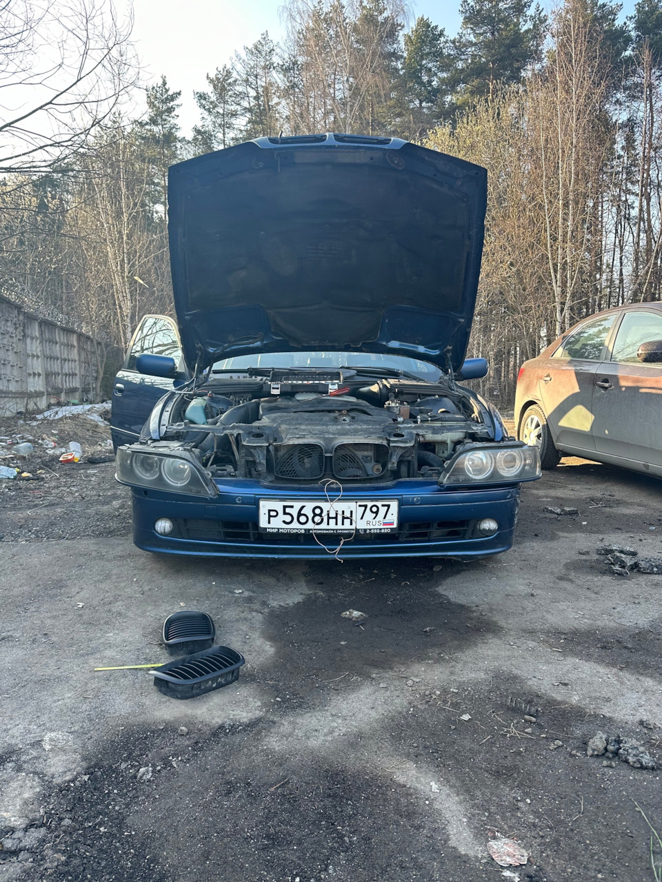 Открылся капот — BMW 5 series Touring (E39), 2,9 л, 2002 года | поломка ...