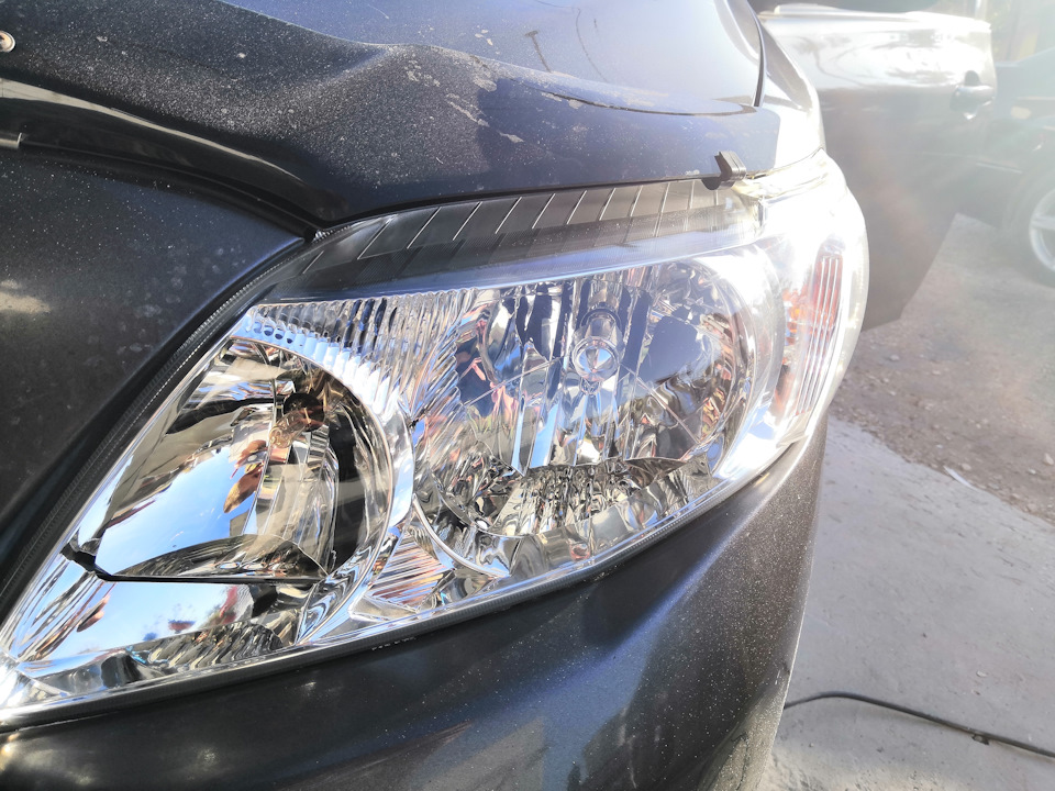 Полировка и восстановление фар после неудачной реставрации лаком ...